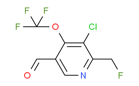 AM180070 | 1804005-99-9 | 3-Chloro-2-(fluoromethyl)-4-(trifluoromethoxy)pyridine-5-carboxaldehyde