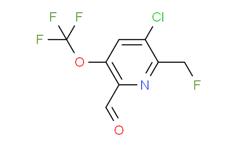 AM180072 | 1804791-57-8 | 3-Chloro-2-(fluoromethyl)-5-(trifluoromethoxy)pyridine-6-carboxaldehyde