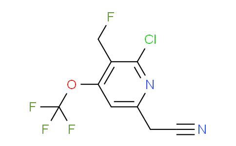 AM180075 | 1804797-05-4 | 2-Chloro-3-(fluoromethyl)-4-(trifluoromethoxy)pyridine-6-acetonitrile
