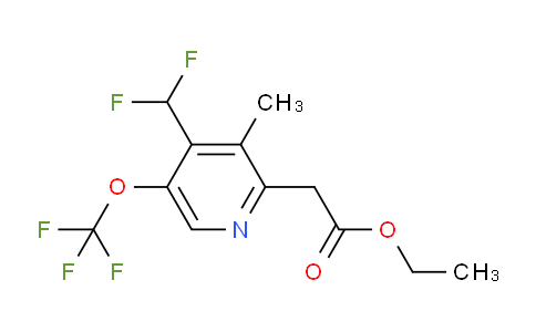 AM18008 | 1361922-00-0 | Ethyl 4-(difluoromethyl)-3-methyl-5-(trifluoromethoxy)pyridine-2-acetate