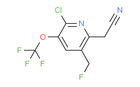 AM180084 | 1806231-03-7 | 2-Chloro-5-(fluoromethyl)-3-(trifluoromethoxy)pyridine-6-acetonitrile