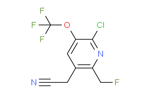AM180091 | 1804782-89-5 | 2-Chloro-6-(fluoromethyl)-3-(trifluoromethoxy)pyridine-5-acetonitrile