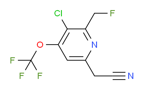AM180098 | 1804798-86-4 | 3-Chloro-2-(fluoromethyl)-4-(trifluoromethoxy)pyridine-6-acetonitrile
