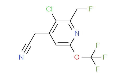 AM180100 | 1804004-15-6 | 3-Chloro-2-(fluoromethyl)-6-(trifluoromethoxy)pyridine-4-acetonitrile