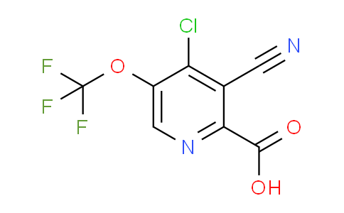 AM180104 | 1804368-05-5 | 4-Chloro-3-cyano-5-(trifluoromethoxy)pyridine-2-carboxylic acid