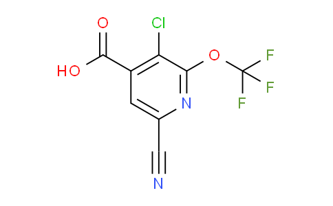 AM180107 | 1803909-23-0 | 3-Chloro-6-cyano-2-(trifluoromethoxy)pyridine-4-carboxylic acid