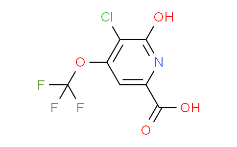 3-Chloro-2-hydroxy-4-(trifluoromethoxy)pyridine-6-carboxylic acid