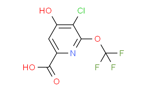 3-Chloro-4-hydroxy-2-(trifluoromethoxy)pyridine-6-carboxylic acid