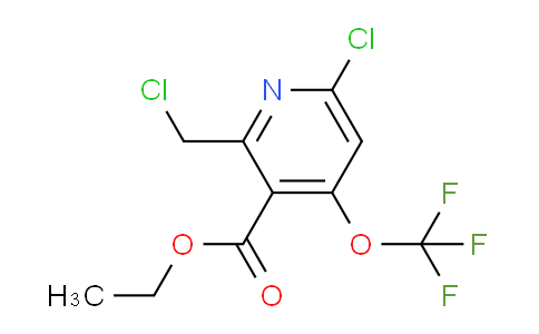 Ethyl 6-chloro-2-(chloromethyl)-4-(trifluoromethoxy)pyridine-3-carboxylate