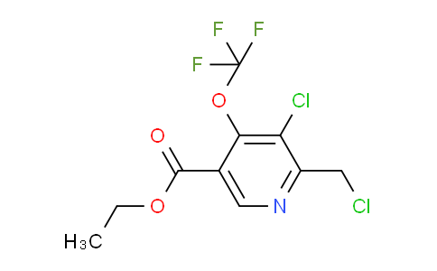 Ethyl 3-chloro-2-(chloromethyl)-4-(trifluoromethoxy)pyridine-5-carboxylate