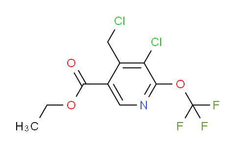 Ethyl 3-chloro-4-(chloromethyl)-2-(trifluoromethoxy)pyridine-5-carboxylate