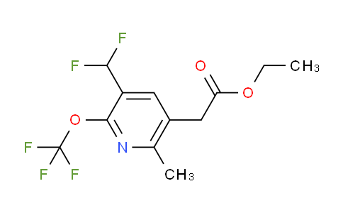AM18016 | 1361777-34-5 | Ethyl 3-(difluoromethyl)-6-methyl-2-(trifluoromethoxy)pyridine-5-acetate