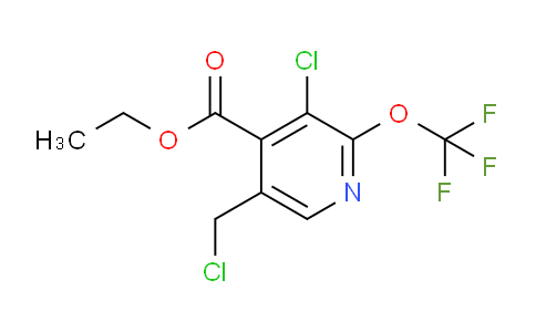 Ethyl 3-chloro-5-(chloromethyl)-2-(trifluoromethoxy)pyridine-4-carboxylate