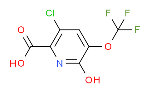 5-Chloro-2-hydroxy-3-(trifluoromethoxy)pyridine-6-carboxylic acid