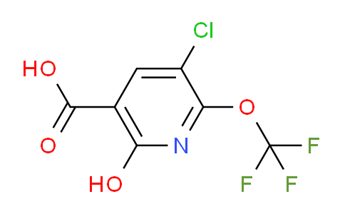 3-Chloro-6-hydroxy-2-(trifluoromethoxy)pyridine-5-carboxylic acid