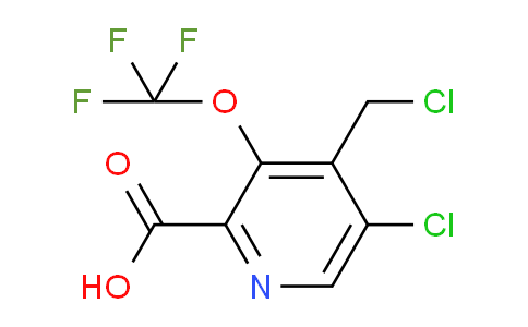 5-Chloro-4-(chloromethyl)-3-(trifluoromethoxy)pyridine-2-carboxylic acid