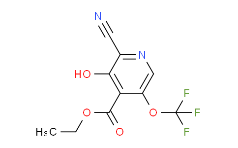 Ethyl 2-cyano-3-hydroxy-5-(trifluoromethoxy)pyridine-4-carboxylate