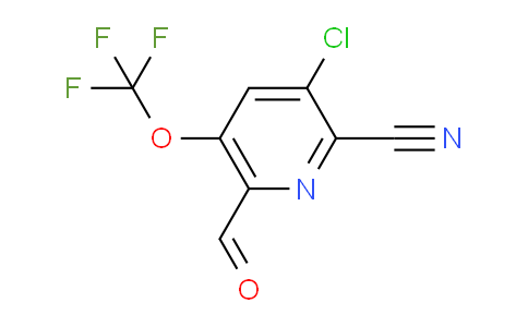 AM180185 | 1804635-22-0 | 3-Chloro-2-cyano-5-(trifluoromethoxy)pyridine-6-carboxaldehyde