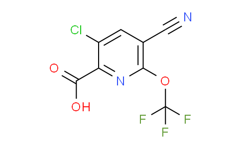 AM180220 | 1804608-09-0 | 3-Chloro-5-cyano-6-(trifluoromethoxy)pyridine-2-carboxylic acid