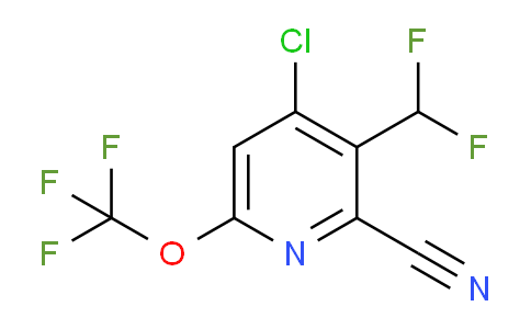 AM180244 | 1804632-48-1 | 4-Chloro-2-cyano-3-(difluoromethyl)-6-(trifluoromethoxy)pyridine