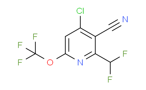 AM180257 | 1803682-53-2 | 4-Chloro-3-cyano-2-(difluoromethyl)-6-(trifluoromethoxy)pyridine