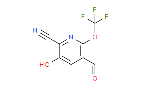 AM180267 | 1804716-10-6 | 2-Cyano-3-hydroxy-6-(trifluoromethoxy)pyridine-5-carboxaldehyde