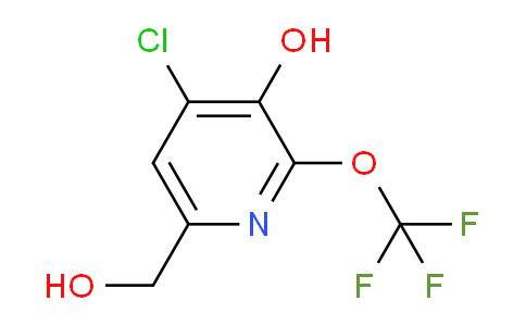 4-Chloro-3-hydroxy-2-(trifluoromethoxy)pyridine-6-methanol