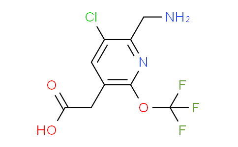 AM180294 | 1806225-95-5 | 2-(Aminomethyl)-3-chloro-6-(trifluoromethoxy)pyridine-5-acetic acid