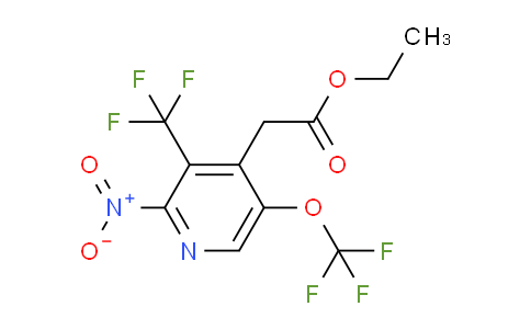 AM18030 | 1361917-92-1 | Ethyl 2-nitro-5-(trifluoromethoxy)-3-(trifluoromethyl)pyridine-4-acetate