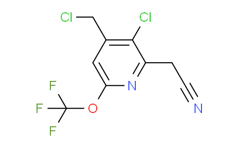 AM180310 | 1806242-21-6 | 3-Chloro-4-(chloromethyl)-6-(trifluoromethoxy)pyridine-2-acetonitrile