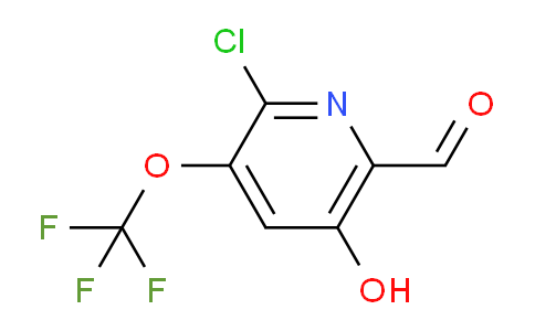 AM180316 | 1803960-39-5 | 2-Chloro-5-hydroxy-3-(trifluoromethoxy)pyridine-6-carboxaldehyde