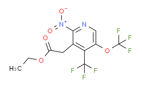 AM18032 | 1361775-54-3 | Ethyl 2-nitro-5-(trifluoromethoxy)-4-(trifluoromethyl)pyridine-3-acetate