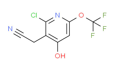 2-Chloro-4-hydroxy-6-(trifluoromethoxy)pyridine-3-acetonitrile