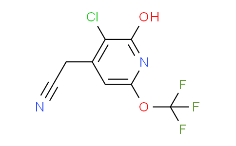 3-Chloro-2-hydroxy-6-(trifluoromethoxy)pyridine-4-acetonitrile