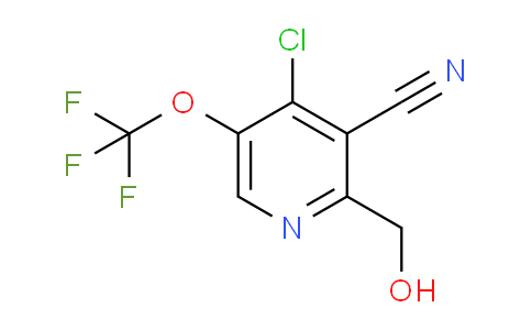 4-Chloro-3-cyano-5-(trifluoromethoxy)pyridine-2-methanol