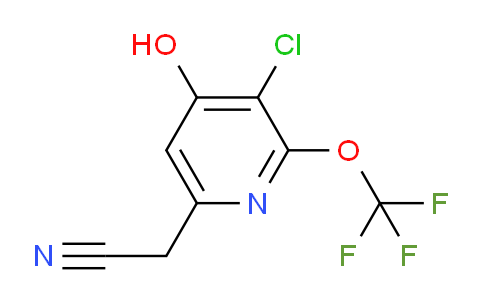 3-Chloro-4-hydroxy-2-(trifluoromethoxy)pyridine-6-acetonitrile
