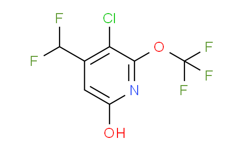 AM180384 | 1804653-96-0 | 3-Chloro-4-(difluoromethyl)-6-hydroxy-2-(trifluoromethoxy)pyridine