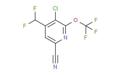 AM180434 | 1804617-43-3 | 3-Chloro-6-cyano-4-(difluoromethyl)-2-(trifluoromethoxy)pyridine
