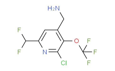 4-(Aminomethyl)-2-chloro-6-(difluoromethyl)-3-(trifluoromethoxy)pyridine