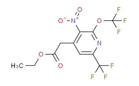 AM18046 | 1361753-75-4 | Ethyl 3-nitro-2-(trifluoromethoxy)-6-(trifluoromethyl)pyridine-4-acetate