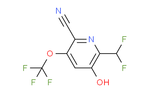 AM180460 | 1804474-33-6 | 2-Cyano-6-(difluoromethyl)-5-hydroxy-3-(trifluoromethoxy)pyridine