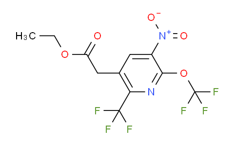 AM18047 | 1361789-09-4 | Ethyl 3-nitro-2-(trifluoromethoxy)-6-(trifluoromethyl)pyridine-5-acetate