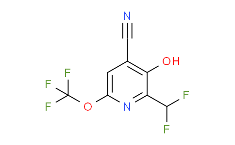 AM180475 | 1806243-10-6 | 4-Cyano-2-(difluoromethyl)-3-hydroxy-6-(trifluoromethoxy)pyridine