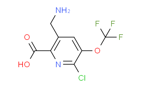 AM180485 | 1804793-90-5 | 5-(Aminomethyl)-2-chloro-3-(trifluoromethoxy)pyridine-6-carboxylic acid