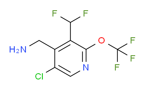 4-(Aminomethyl)-5-chloro-3-(difluoromethyl)-2-(trifluoromethoxy)pyridine