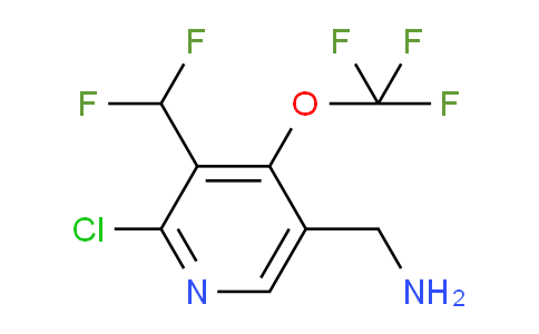 5-(Aminomethyl)-2-chloro-3-(difluoromethyl)-4-(trifluoromethoxy)pyridine