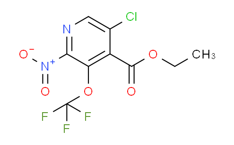 Ethyl 5-chloro-2-nitro-3-(trifluoromethoxy)pyridine-4-carboxylate