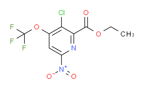 Ethyl 3-chloro-6-nitro-4-(trifluoromethoxy)pyridine-2-carboxylate