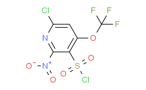 6-Chloro-2-nitro-4-(trifluoromethoxy)pyridine-3-sulfonyl chloride