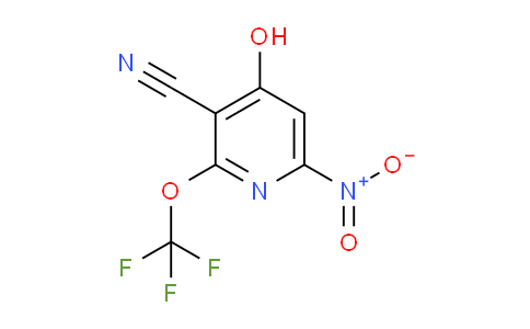 3-Cyano-4-hydroxy-6-nitro-2-(trifluoromethoxy)pyridine